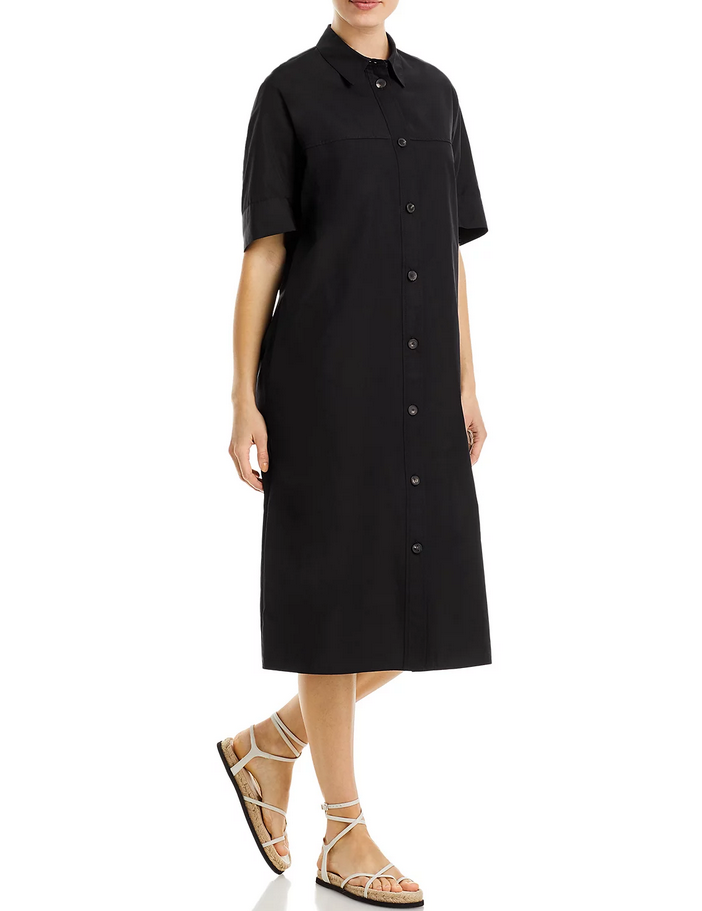 Lafayette 148 New York Cotton Shirt Dress