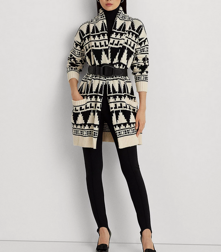 LAUREN RALPH LAUREN Shawl Collar Cardigan
