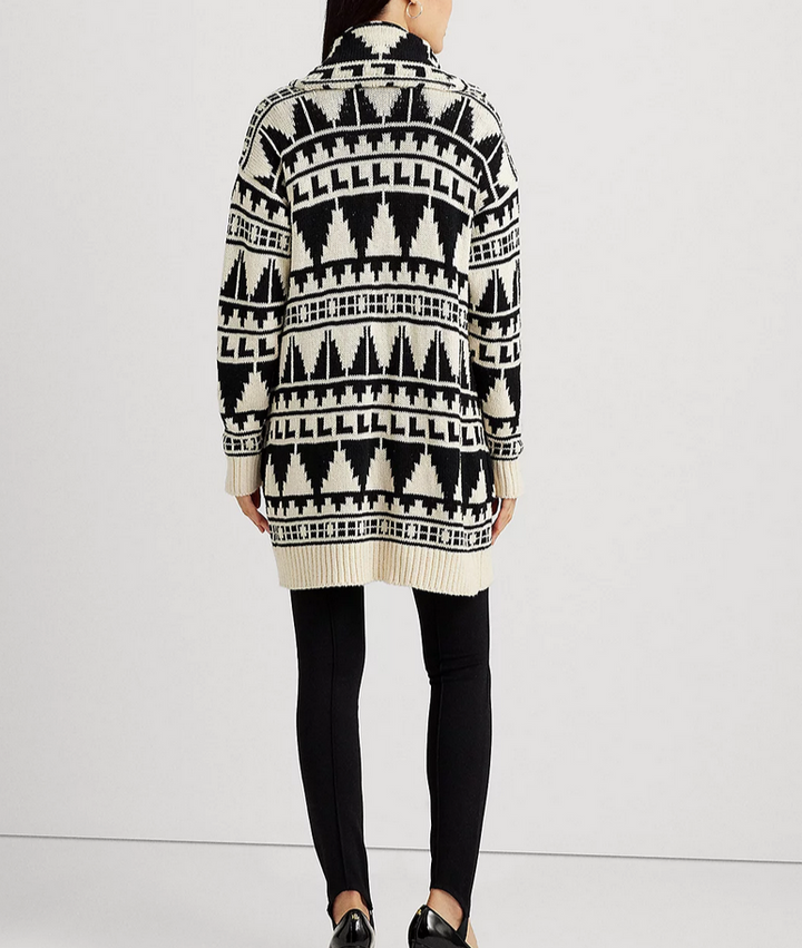 LAUREN RALPH LAUREN Shawl Collar Cardigan
