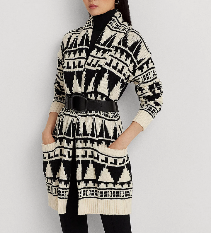 LAUREN RALPH LAUREN Shawl Collar Cardigan