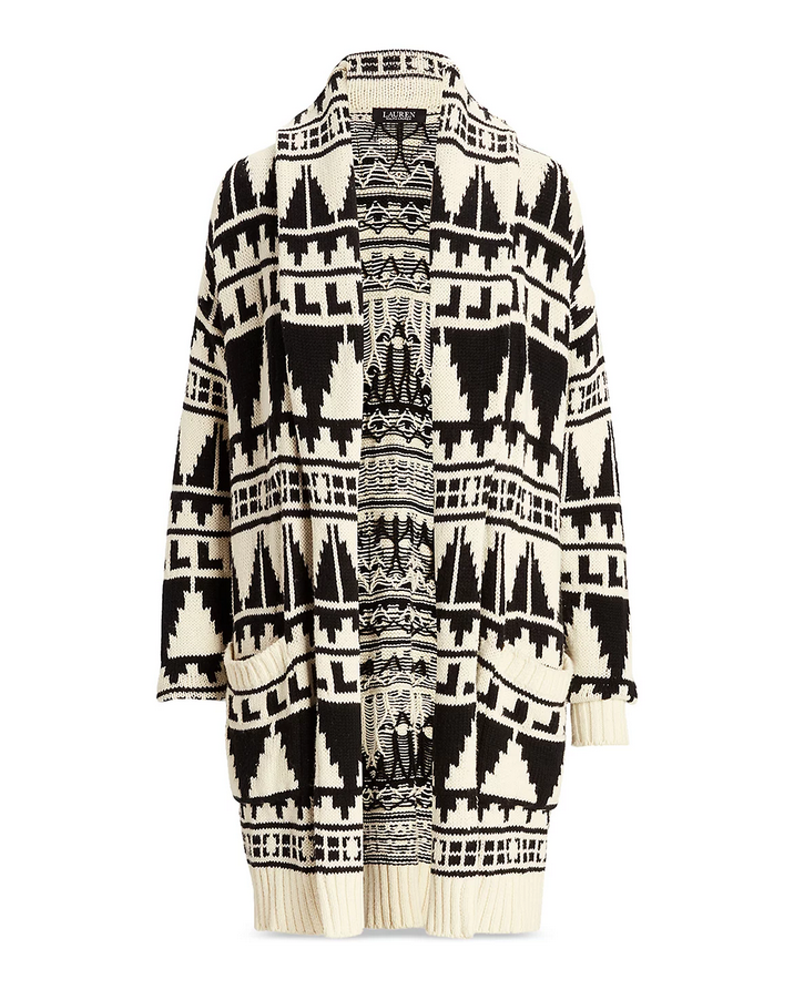 LAUREN RALPH LAUREN Shawl Collar Cardigan