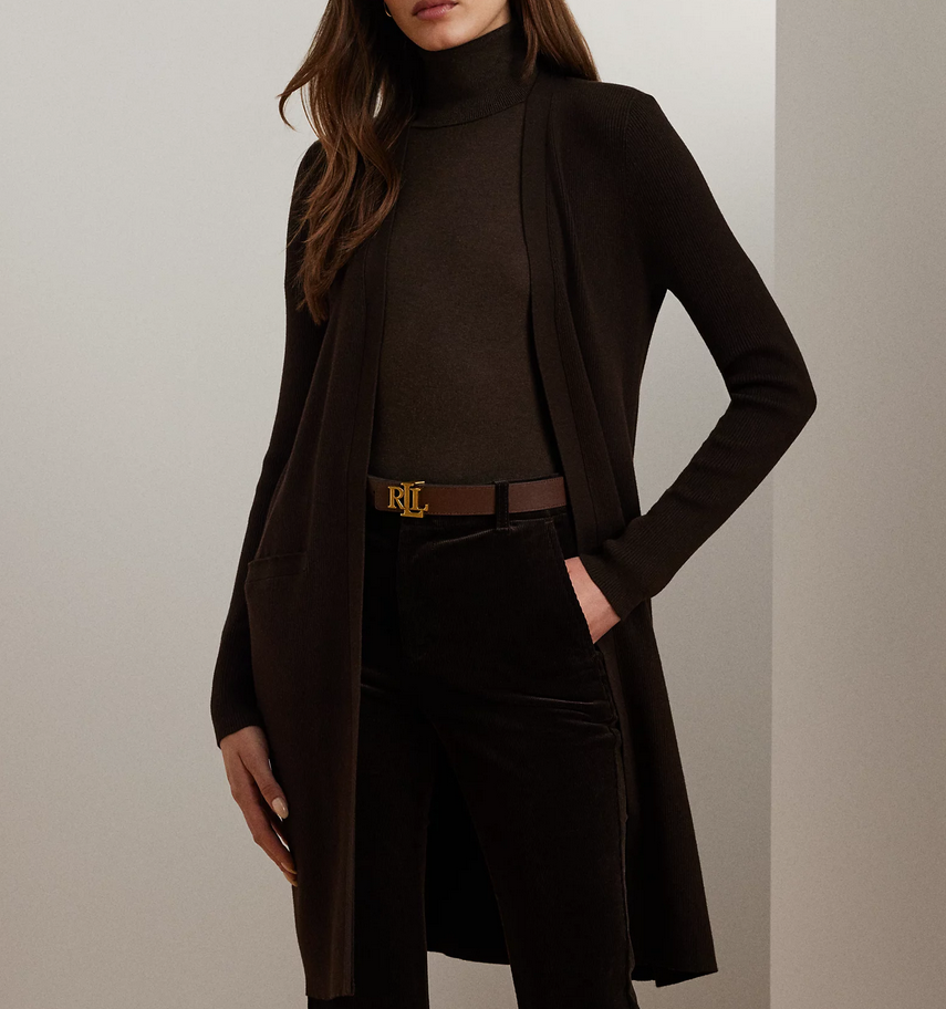 LAUREN RALPH LAUREN Cotton-Blend Cardigan