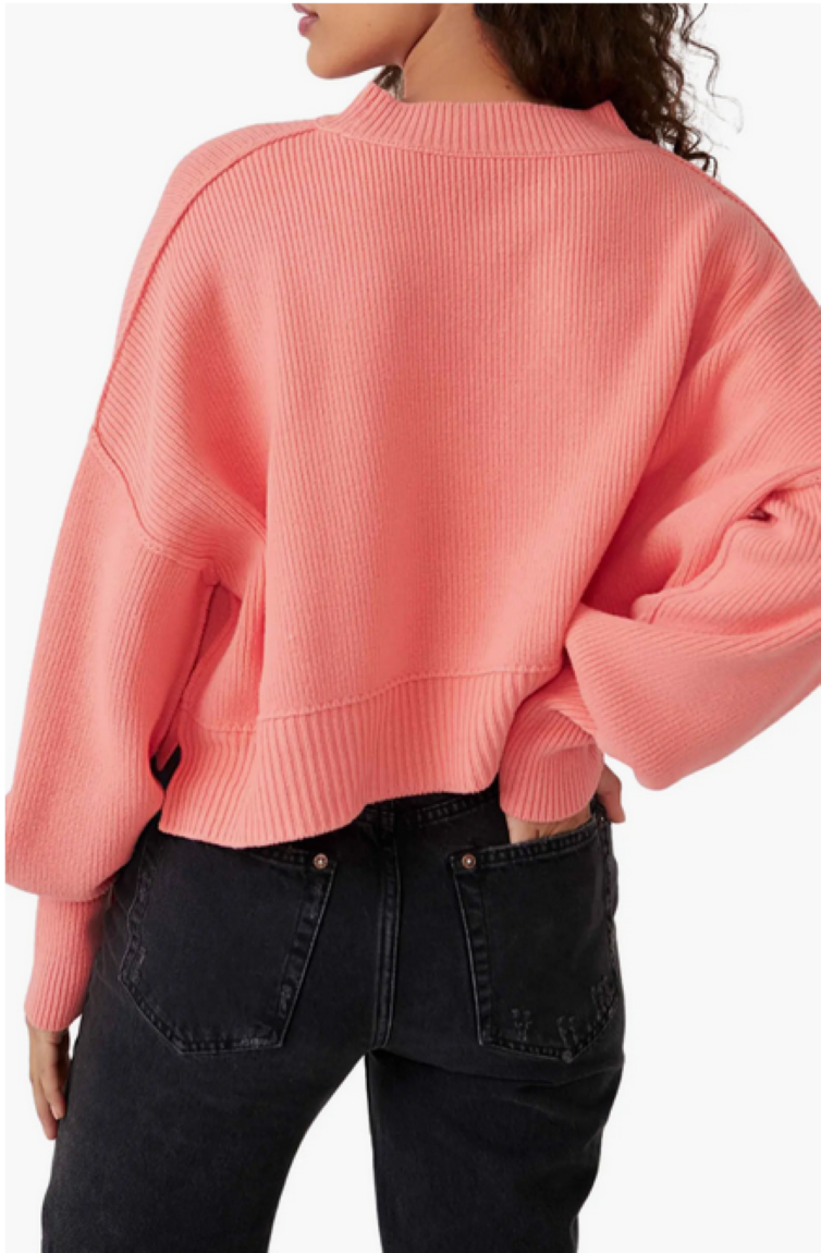 Free People Easy Street Cropped Sweater