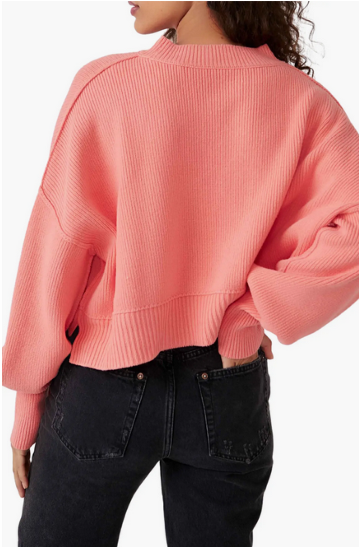 Free People Easy Street Cropped Sweater