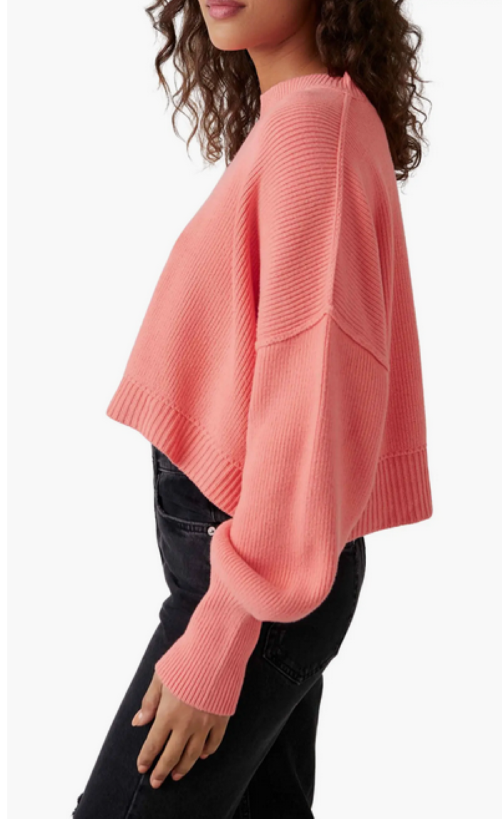 Free People Easy Street Cropped Sweater