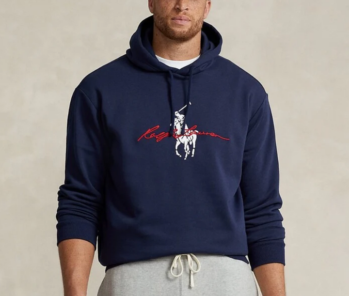 Polo Ralph Lauren MEN Big & Tall Pony Logo Fleece Hoodie Sweatshirt