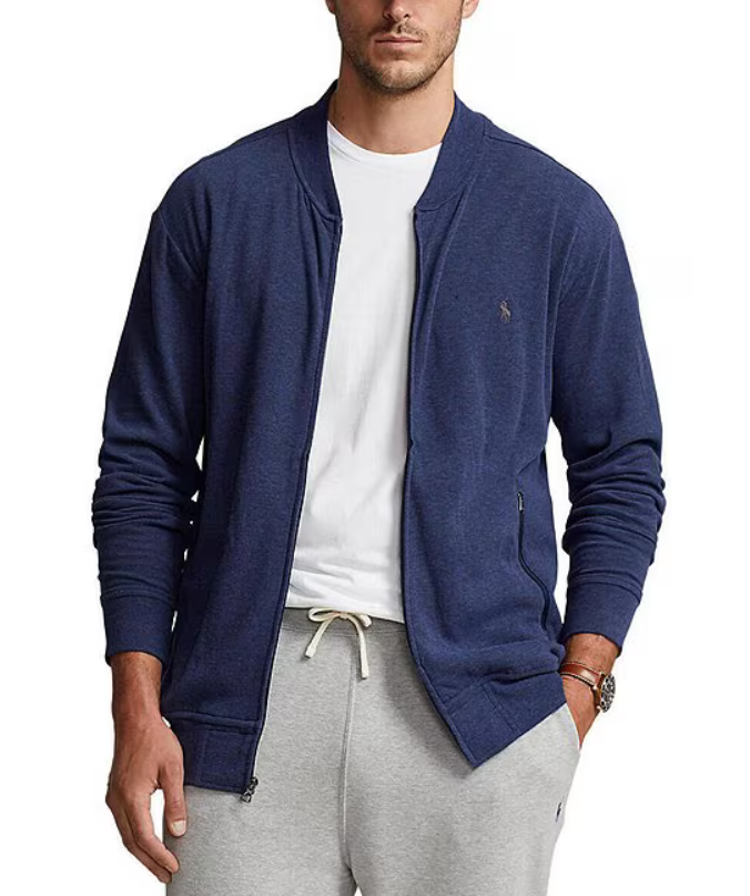 Polo Ralph Lauren MEN Big & Tall Luxury Jersey Baseball Jacket