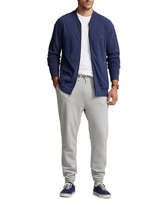 Polo Ralph Lauren MEN Big & Tall Luxury Jersey Baseball Jacket