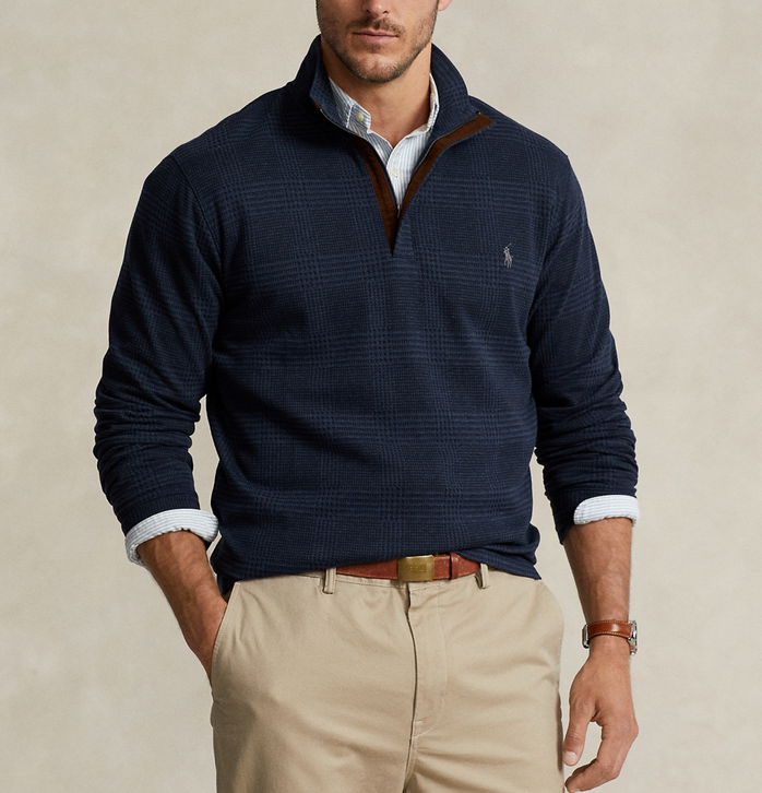 Polo Ralph Lauren MEN's Big & Tall Quarter-Zip Pullover