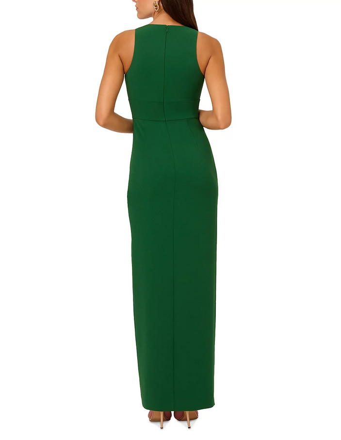 Liv Foster Sleeveless V Neck Gown