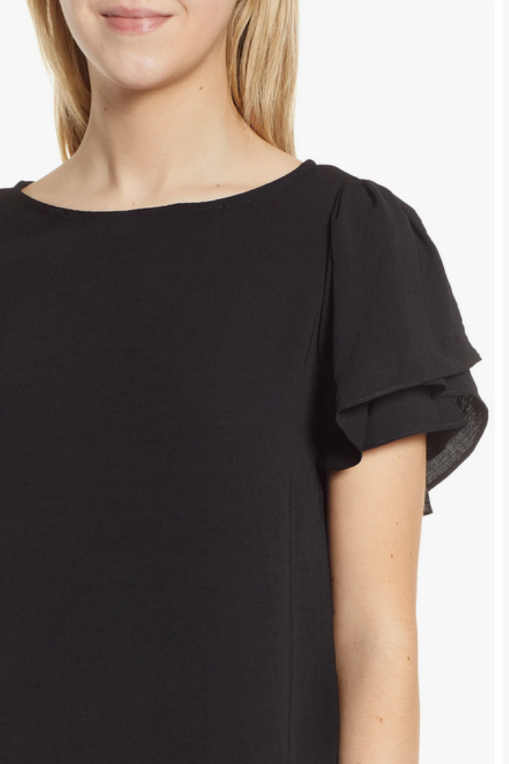 VINCE CAMUTO Tiered Sleeve Blouse