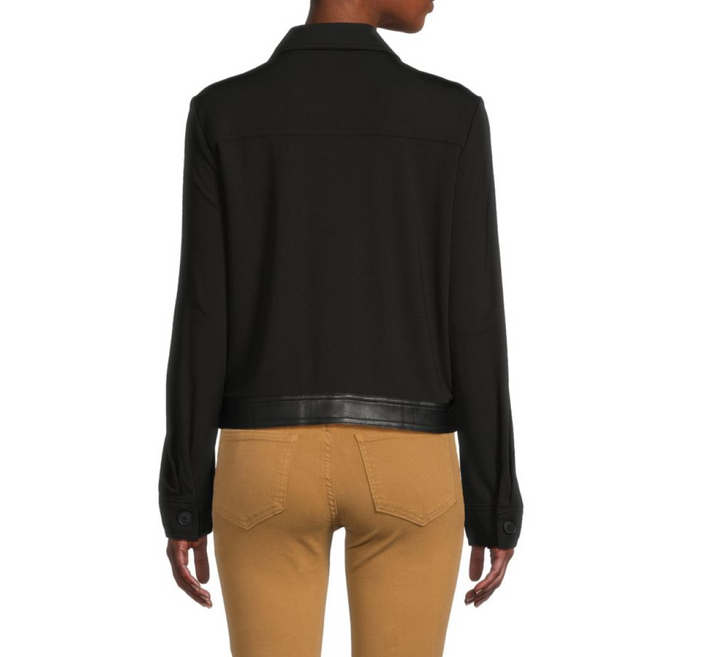 Calvin Klein Zipper-Pocket Long-Sleeve Jacket