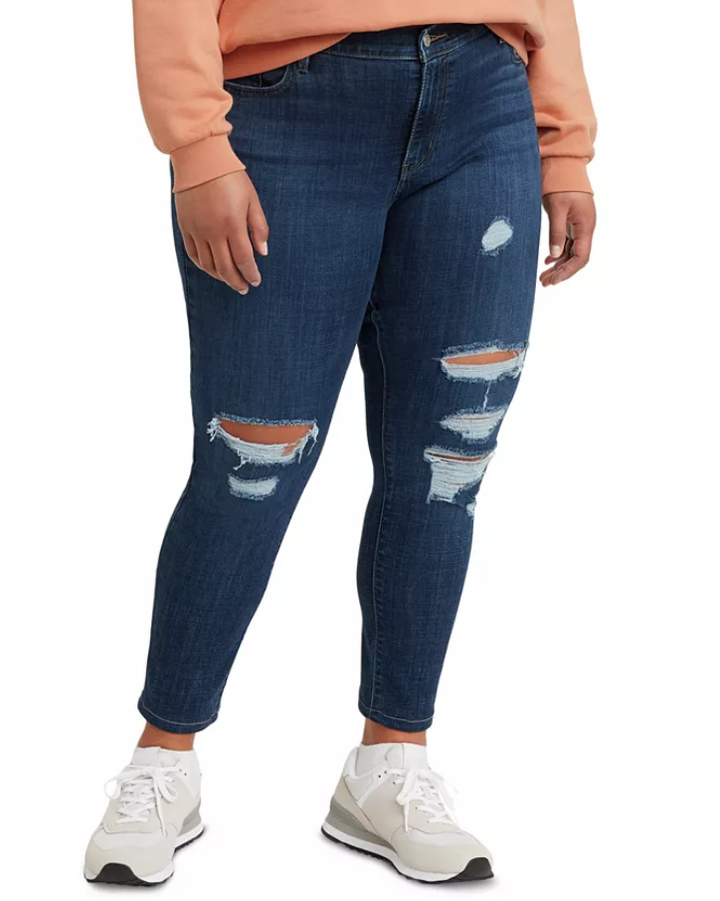 Levi's Trendy Plus Size 711 Skinny Jeans
