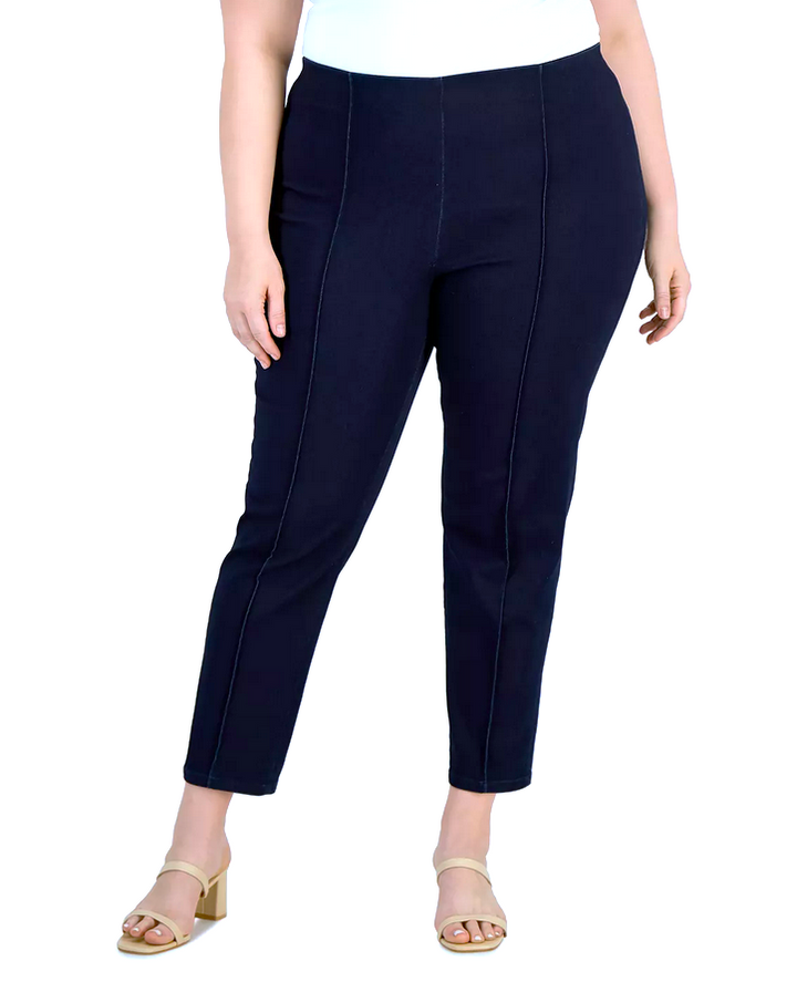 Anne Klein Plus Size Denim Pull-On Leggings