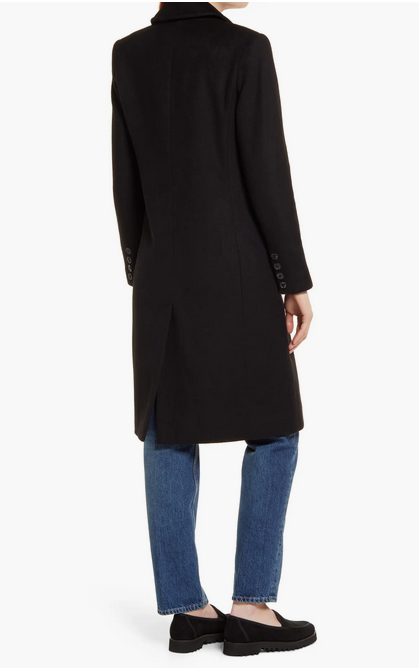 LAUREN RALPH LAUREN Double-Breasted Walker Coat