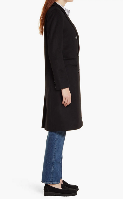 LAUREN RALPH LAUREN Double-Breasted Walker Coat