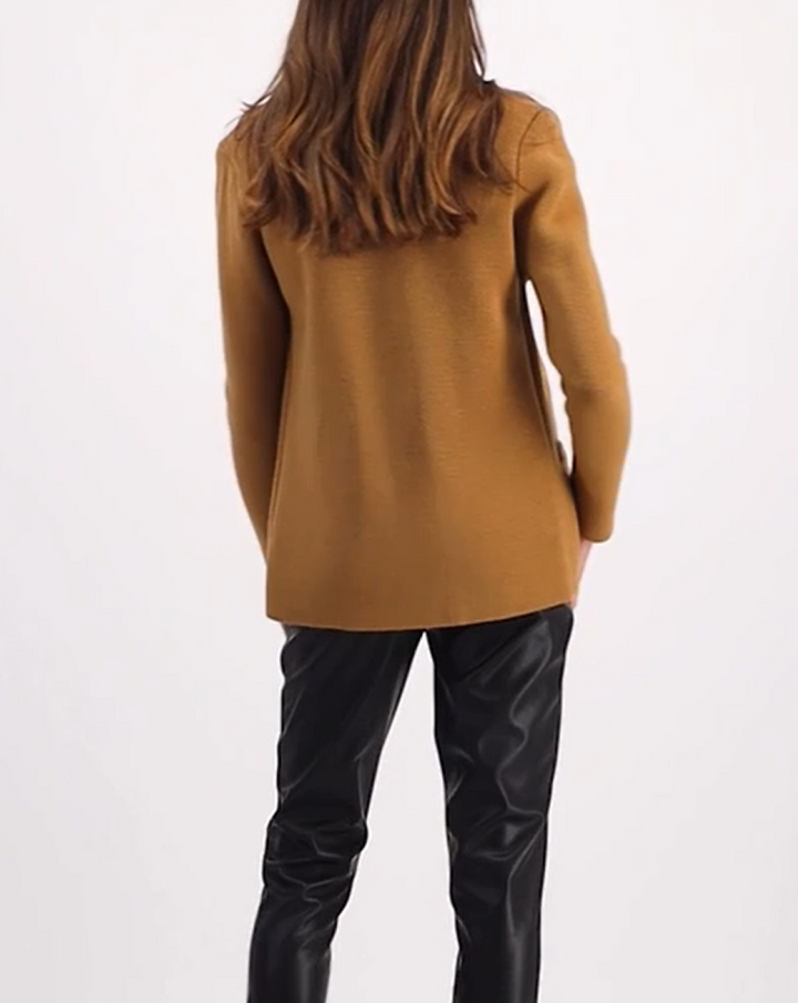 Calvin Klein One-Button Sweater Knit Blazer
