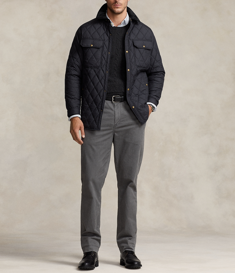 POLO RALPH LAUREN MEN Big & Tall Water-Repellent Quilted Jacket