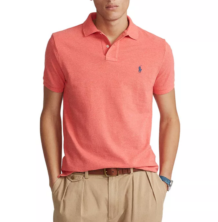 POLO RALPH LAUREN MEN Cotton Custom Slim Fit Mesh Polo Shirt