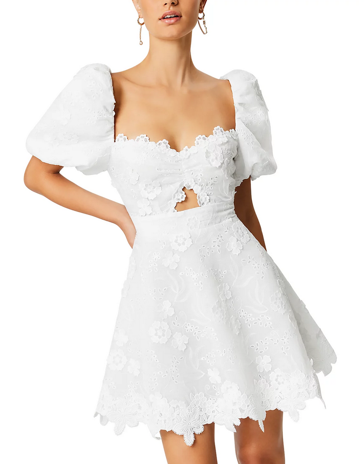 Elliatt Fiorella Puff Sleeve Dress