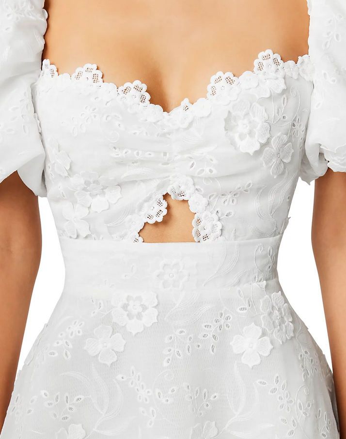 Elliatt Fiorella Puff Sleeve Dress