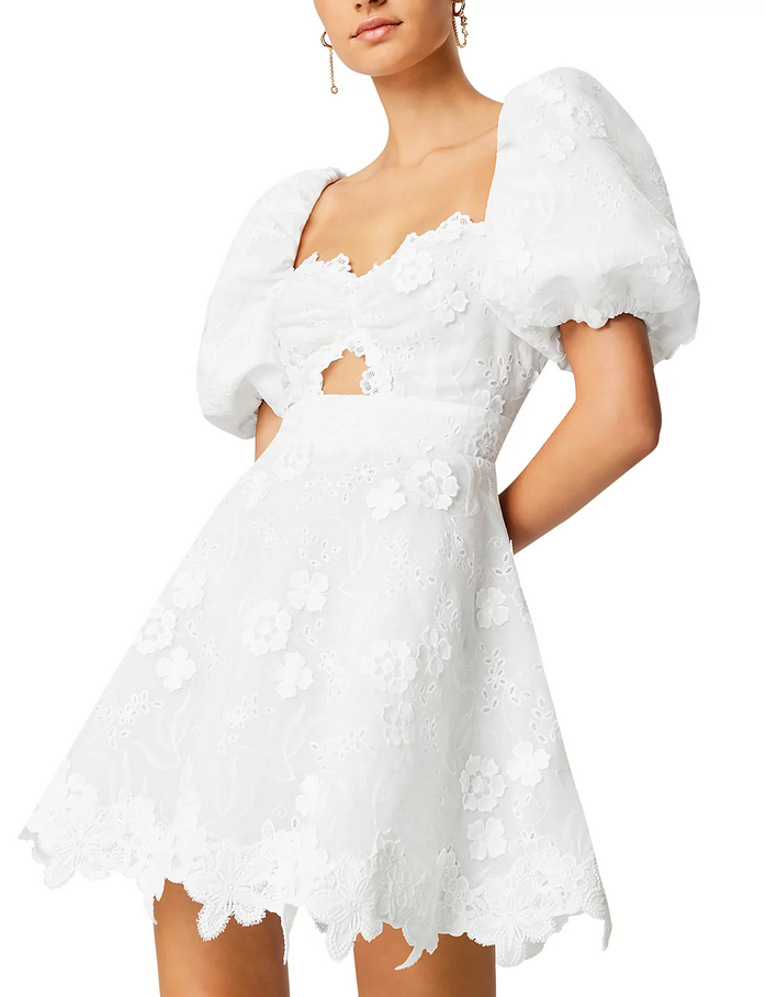 Elliatt Fiorella Puff Sleeve Dress