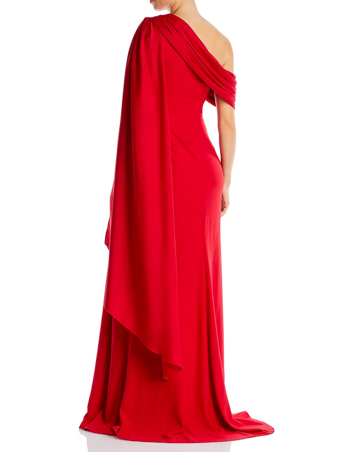 Tadashi Shoji Cape Sleeve Gown