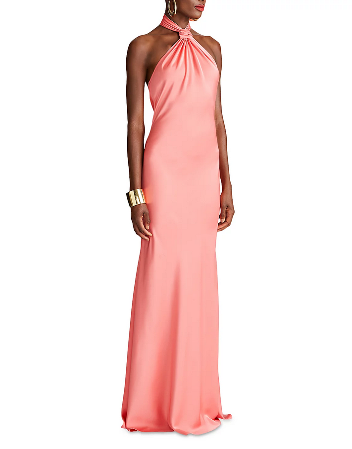 HALSTON Emie Satin Gown