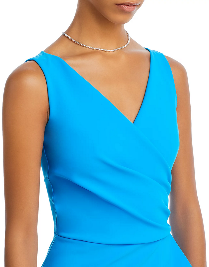 Chiara Boni La Petite Robe Zalfa Sleeveless V Neck Gown