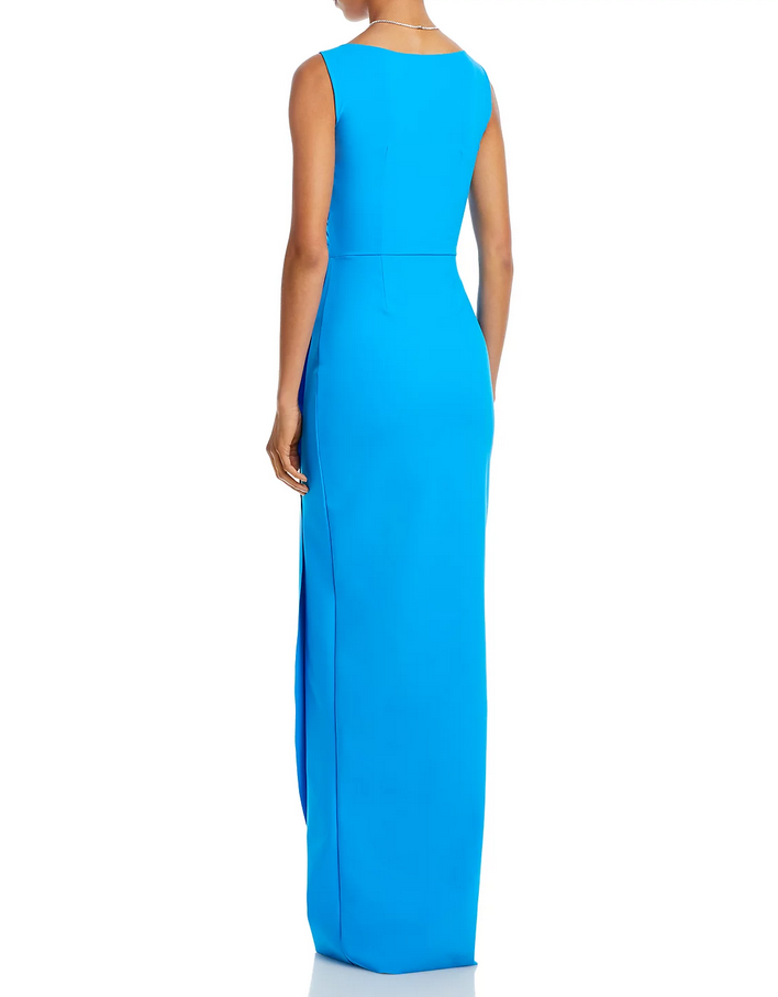 Chiara Boni La Petite Robe Zalfa Sleeveless V Neck Gown