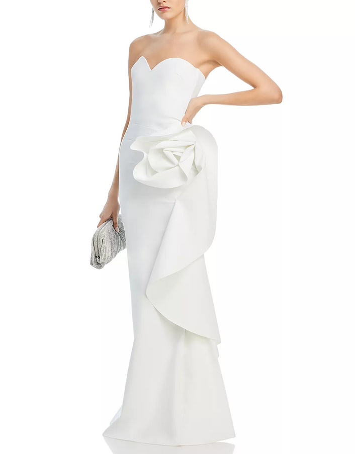 Chiara Boni La Petite Robe Ethane Rosette Gown