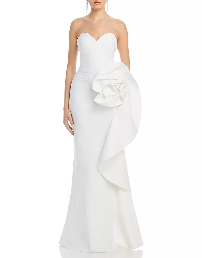 Chiara Boni La Petite Robe Ethane Rosette Gown