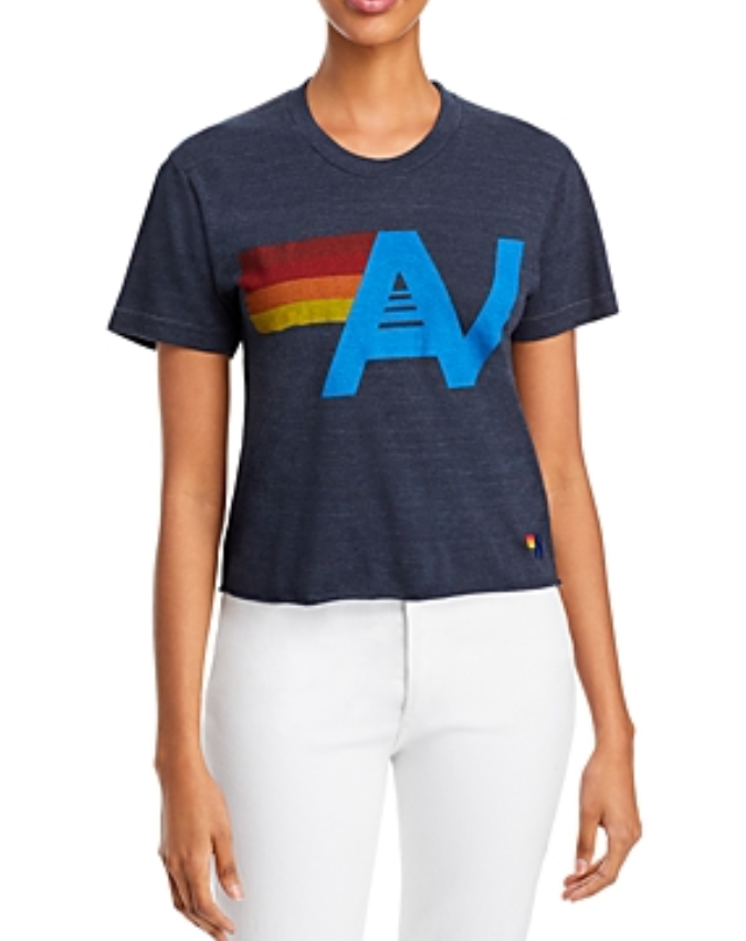 Aviator Nation Logo Boyfriend Tee