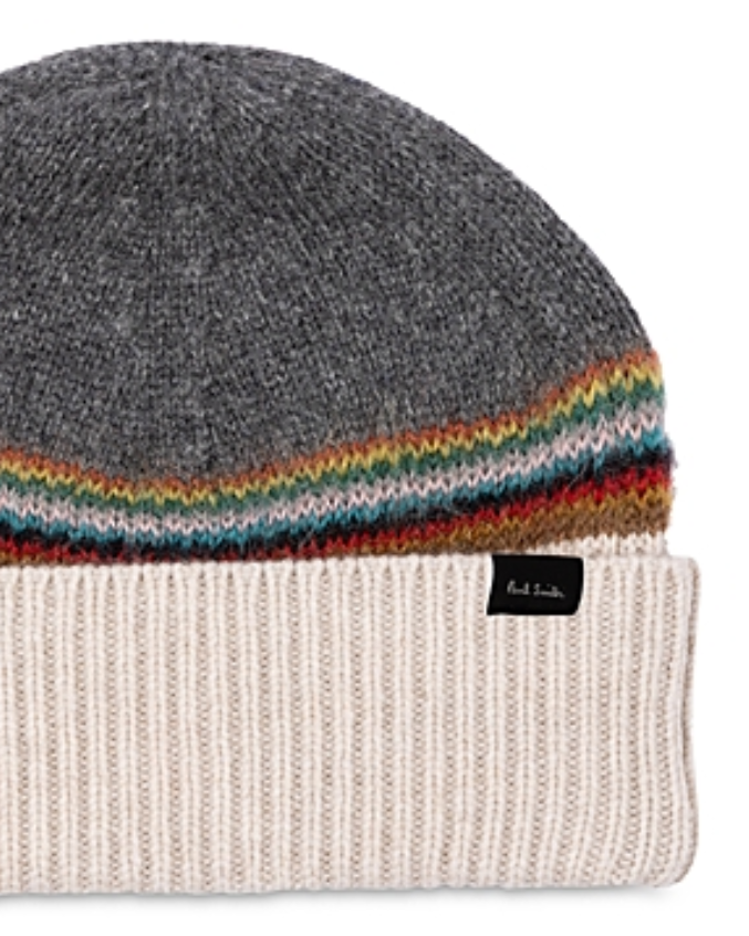 Paul Smith MEN Signature Intarsia Beanie