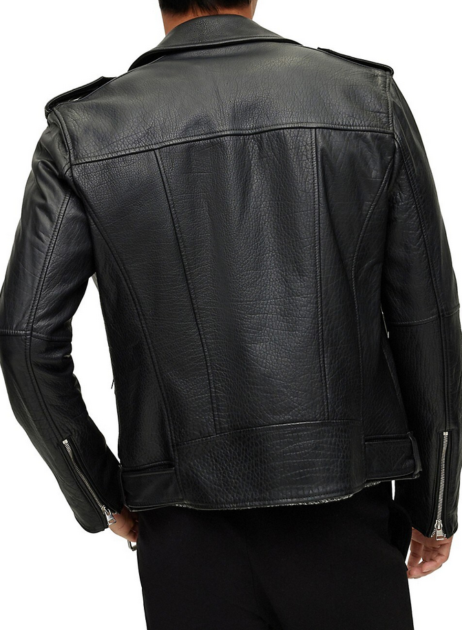 HUGO MEN Lowis Leather Jacket