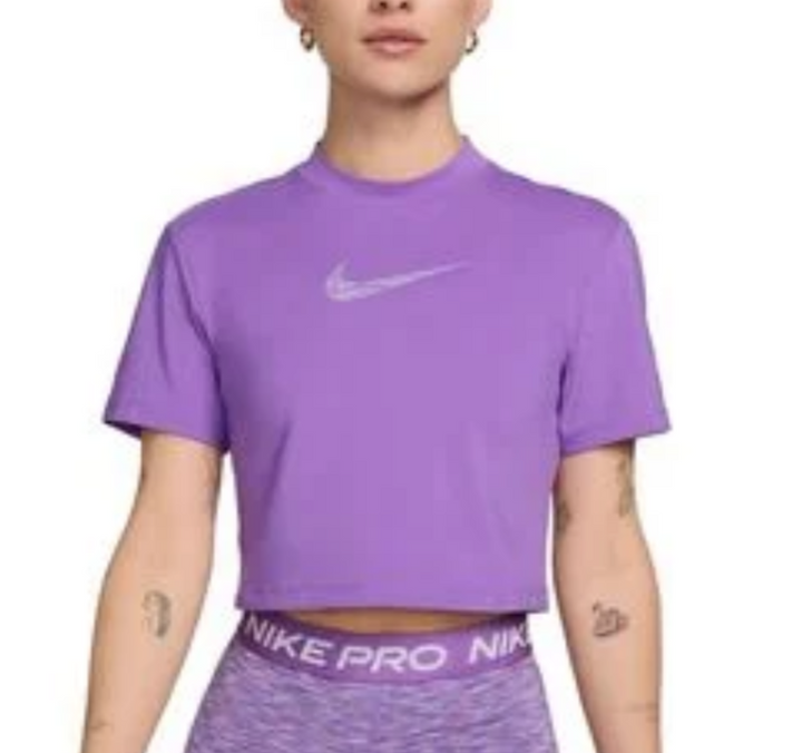 Nike Pro Dri-FIT Short-Sleeve Cropped Training Top