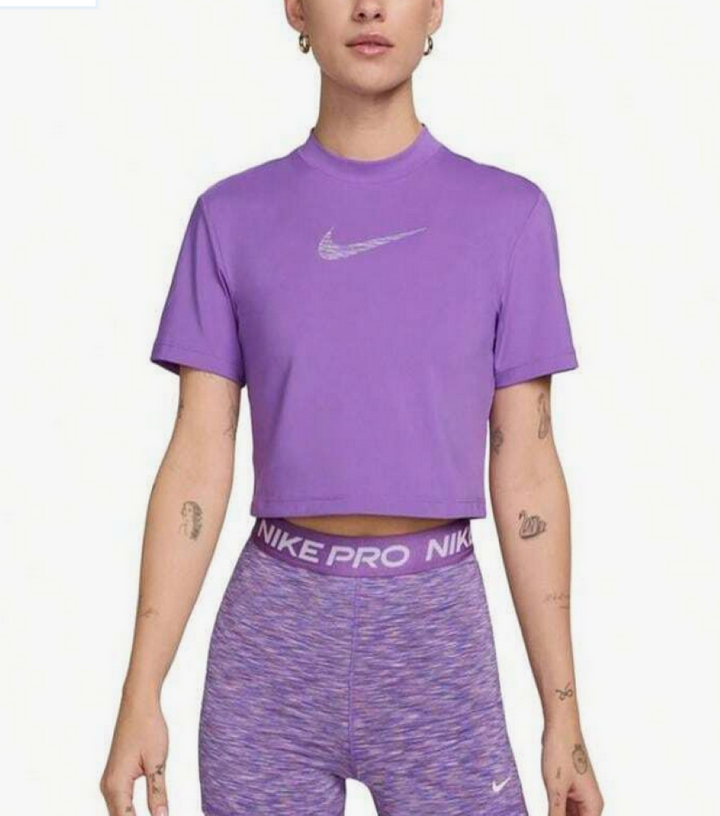 Nike Pro Dri-FIT Short-Sleeve Cropped Training Top