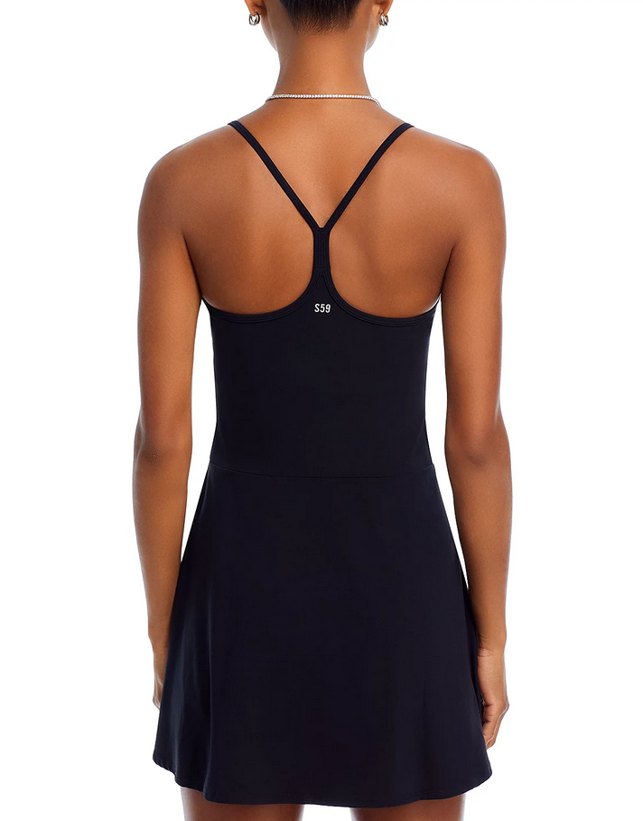 Splits59 Simona Contrast Trim Tank Dress