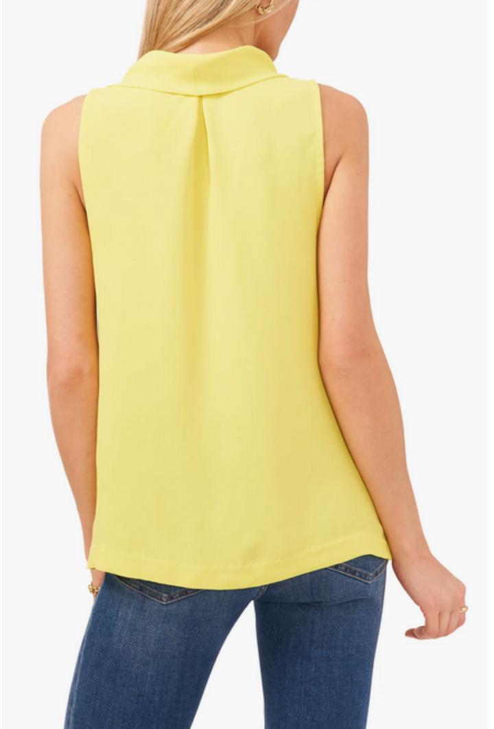 VINCE CAMUTO Cowl Neck Sleeveless Top