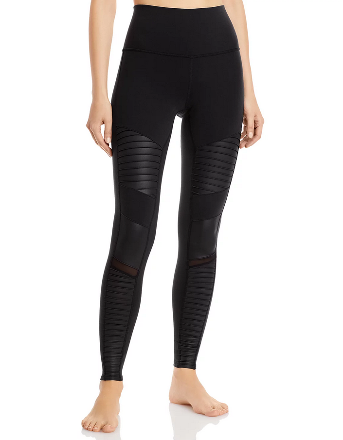 Alo Yoga High Rise Moto Leggings