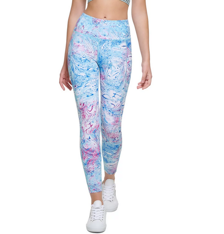 Calvin Klein Printed High-Rise 7/8 Leggings