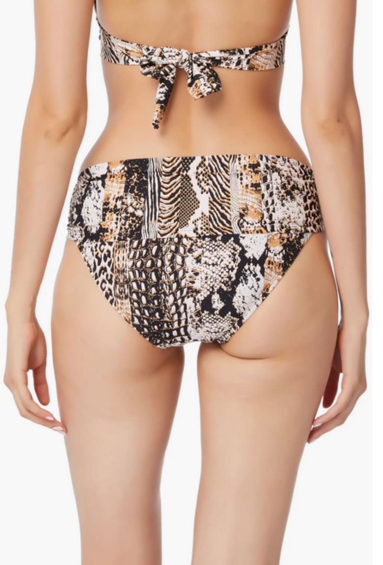 BLEU by Rod Beattie Walk On the Wild Side Sarong Hipster Bikini Bottoms