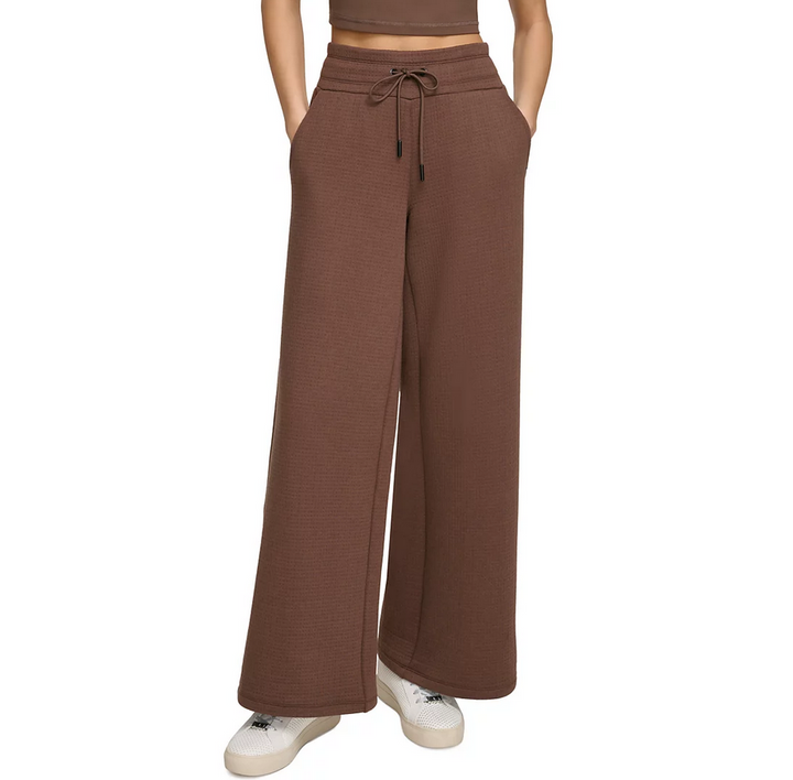 DKNY Ottoman Pull-On Wide-Leg Knit Pants