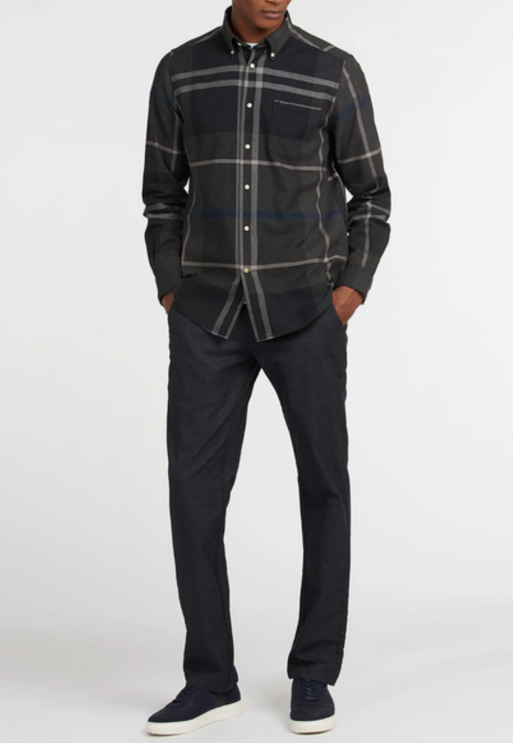 Barbour Dunoon Tailored Fit Plaid Button-Down Shirt