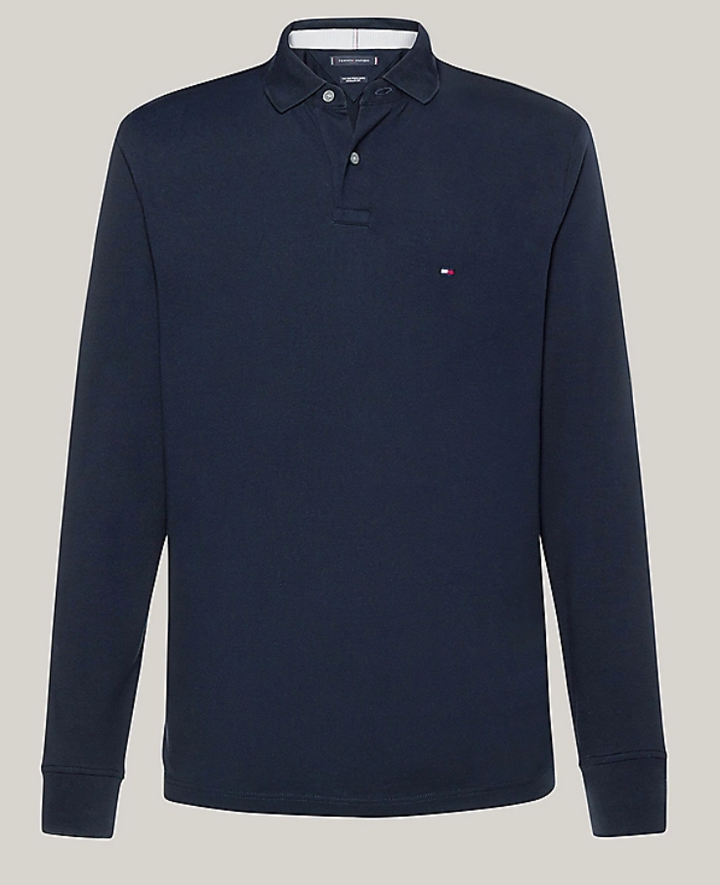 Tommy Hilfiger MEN 1985 Regular-Fit Long-Sleeve Polo Shirt