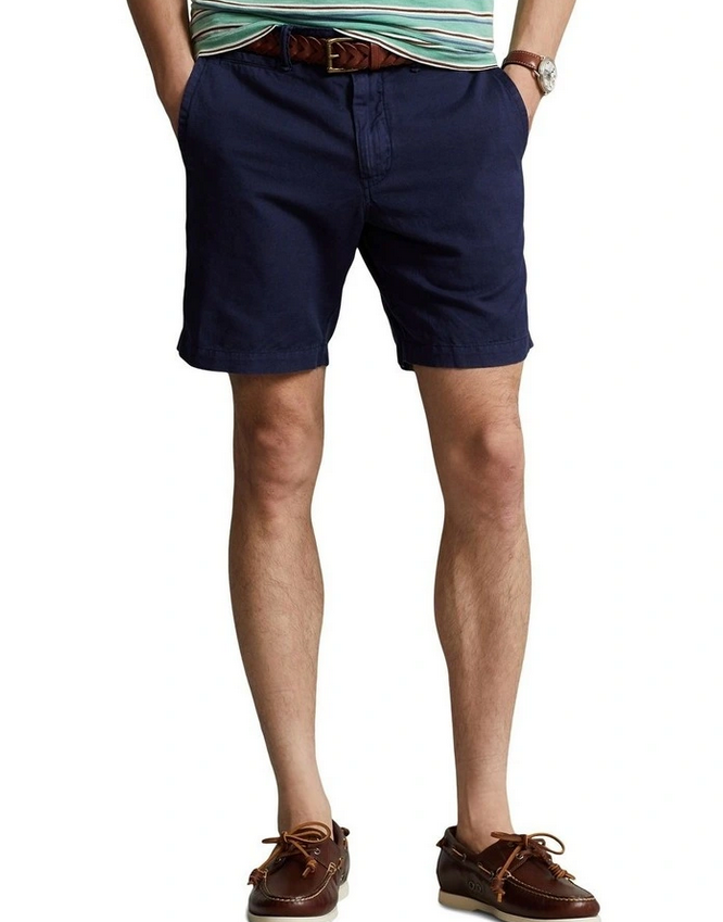 Polo Ralph Lauren Straight Fit Linen-Cotton Shorts