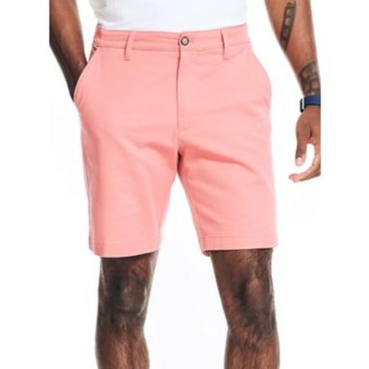 Nautica Classic-Fit 8" Stretch Chino Flat-Front Deck Short