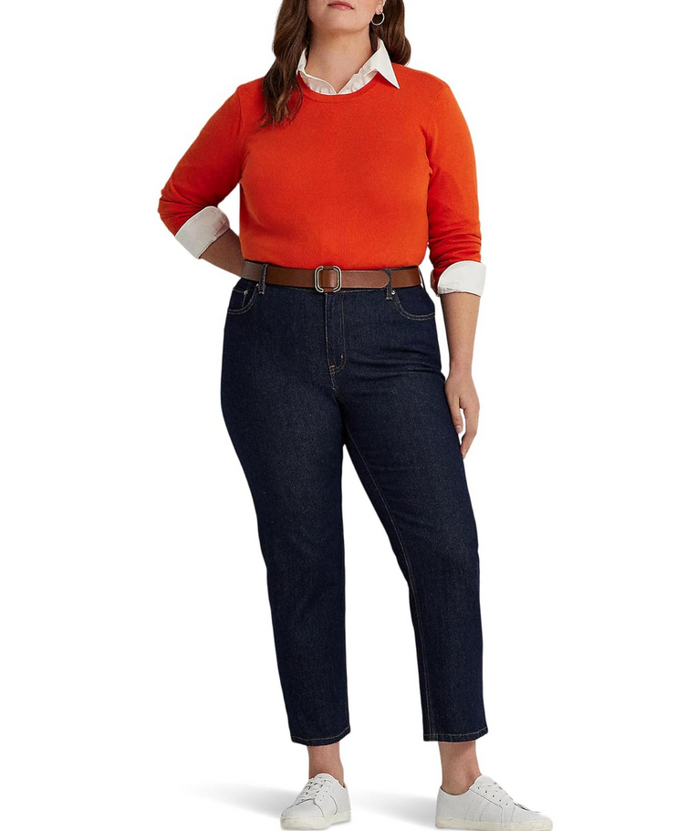 LAUREN RALPH LAUREN Plus Size Crewneck Sweater