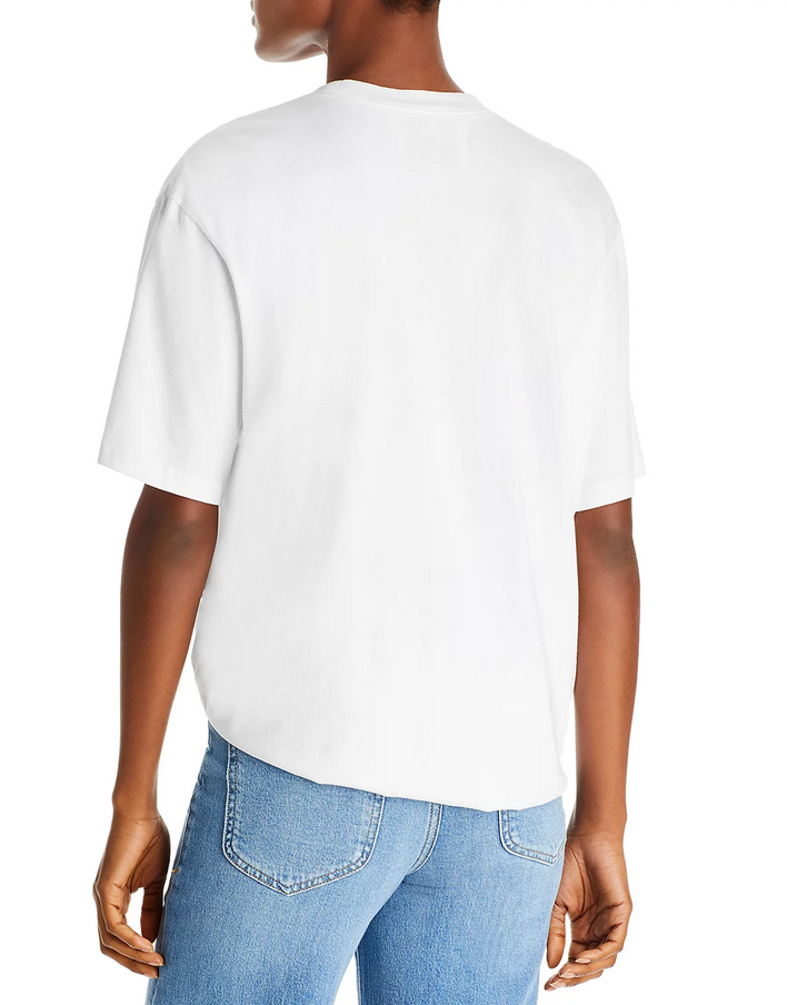 3.1 Phillip Lim Cotton Draped Jersey Tee