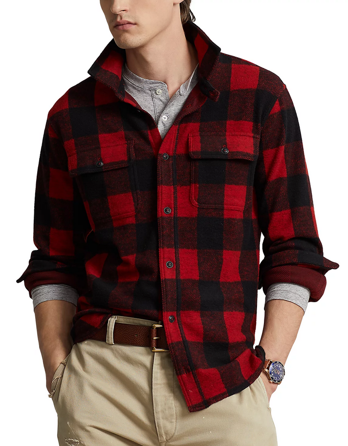 POLO Ralph Lauren MEN Knit Flannel Workshirt